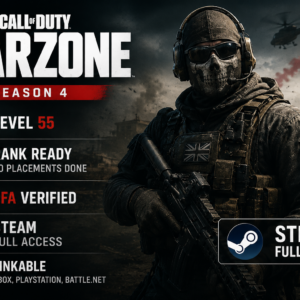 BO7 & WARZONE LVL 55 RANK READY